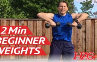 12 Minutes Weight Lifting Routine – For Beginners