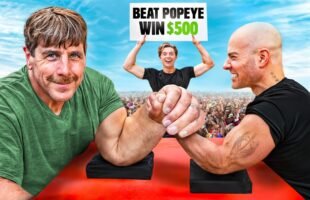 Beat World's Largest Arm at Arm Wrestling, Win $500