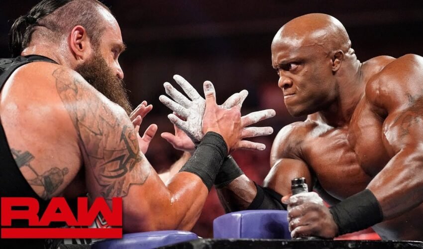 Braun Strowman vs. Bobby Lashley – Arm Wrestling Match: Raw, June 3, 2019