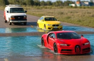 Cars vs Water Potholes Challenge in BeamNG Drive!