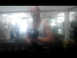 65L/b  one finger dumbell curl Wow!
