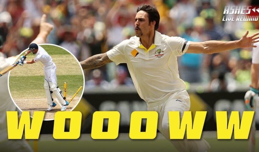 Full over: Johnson destroys England with searing Ashes over