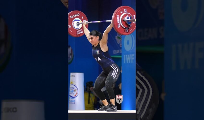 Giulia Imperio 🇮🇹 saving 85kg! #weightlifting