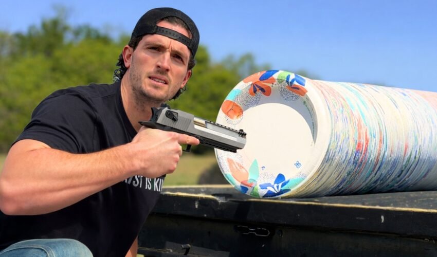 How Many Paper Plates Does it Take to Stop a 50 Cal Sniper Rifle?