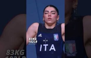 Giulia Imperio Redeemed Herself on Attempt 3! #weightlifting
