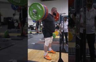 Lasha Talakhadze 305kg back squat x2 #backsquat #weightlifting
