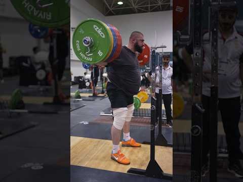 Lasha Talakhadze 305kg back squat x2 #backsquat #weightlifting