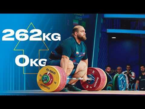 Bar to 262kg/578lb – The New Strongest Man In Weightlifting, Alireza Yousefi