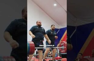 Two Massive Iranians Clean & Jerking 250kg/551lb 🤯 #weightlifting