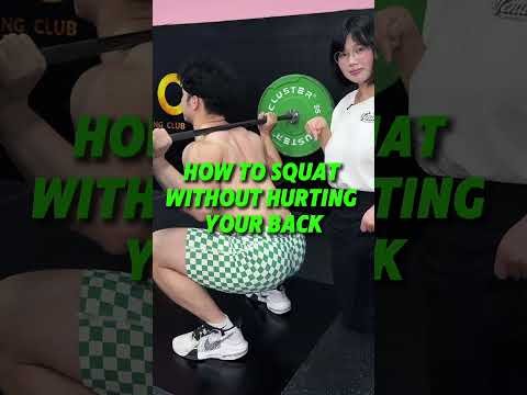 Starting their squat by arching their back?🤔 #weightlifting #squat #painrelief #strengthtraining