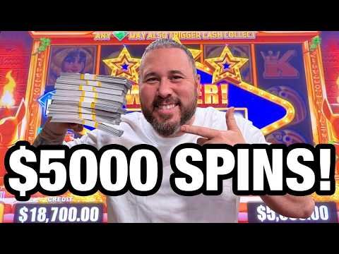 RECORD BREAKING $5000 SPINS UNTIL WE WIN $824,000!!!