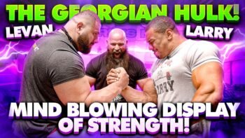 THE GEORGIAN HULK, LEVAN SAGINASHVILI! MIND BLOWING DISPLAY OF STRENGTH!