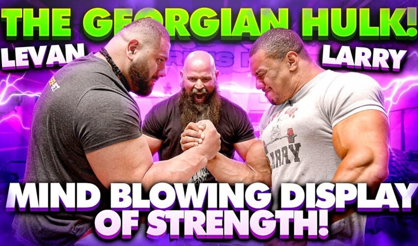 THE GEORGIAN HULK, LEVAN SAGINASHVILI! MIND BLOWING DISPLAY OF STRENGTH!