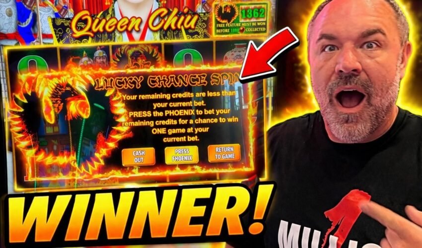 This RARE Lucky Chance Spin on 1 Million Dollar Phoenix Link in Vegas!