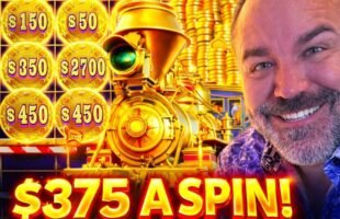This Session Got OUT OF CONTROL! $375 Spins Left the Team SCREAMING!
