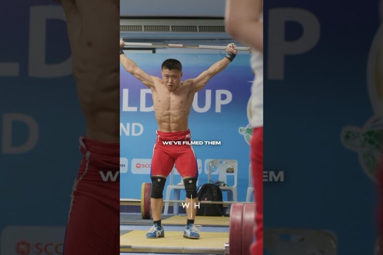 Top Secret North Korean Weightlifting Training 🍿😳 #weightlifting #olympicweightlifting