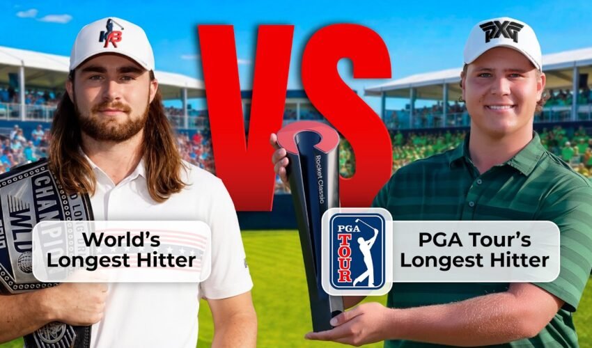World’s Longest Hitter vs. PGA Tour’s Longest Hitter