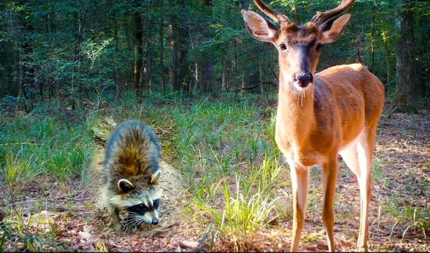 1.5 HOURS of Relaxing Trail Camera Videos (Deer, Coyotes, Wild Boar)
