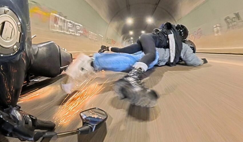 11 Minutes of Insane Motorcycle Crashes Caught on Camera