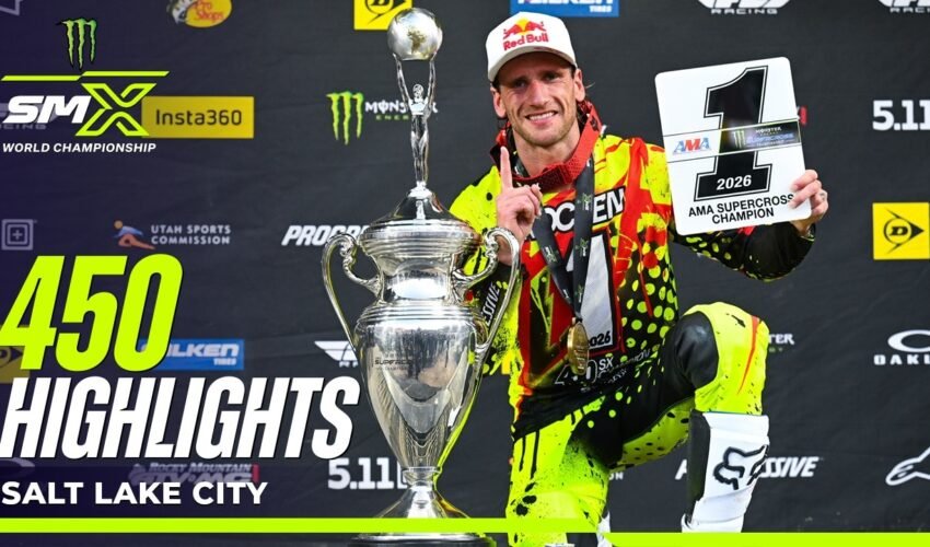 450 Class Highlights | Round 17 Salt Lake City | Supercross 2026