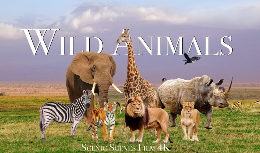 Amazing Scene of Wild Animals In 4K – Scenic Relaxation Film