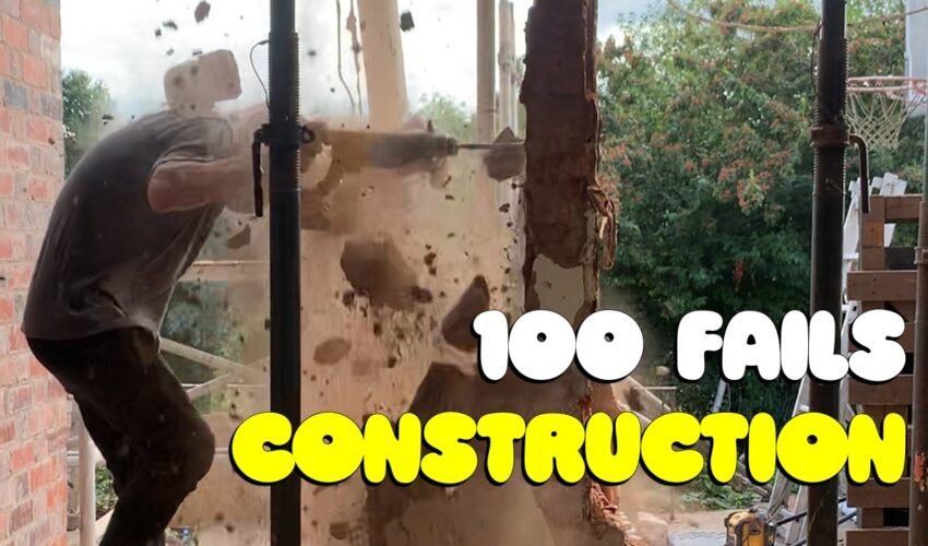 Best Construction Fails | 100 Wrecks and Disasters 🚜