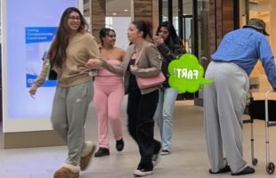 Best Of Bad Grandpa Farting On Girls At The Mall Part 2!!!