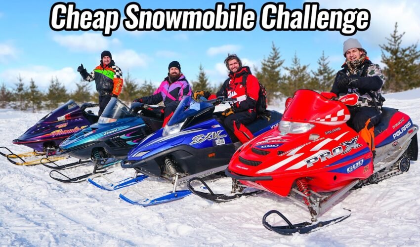 Cheap Snowmobile Challenge!