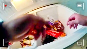 Cops Open Son's Freezer & Immediately Arrest Him