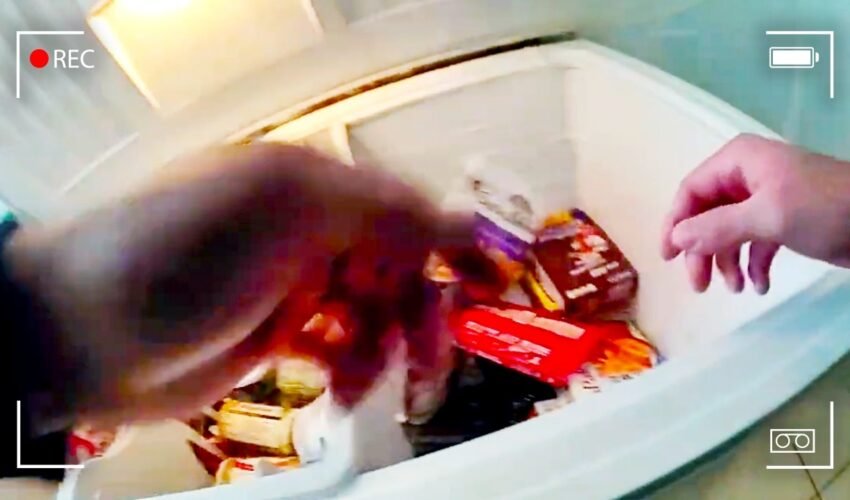Cops Open Son's Freezer & Immediately Arrest Him