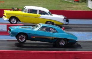 Drag Racing Old School Muscle Cars at US41 Dragstrip Indiana