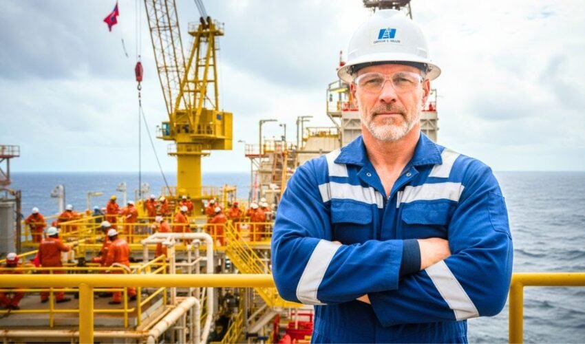 How Does The BOSS LIVE On A Massive Oil Rig