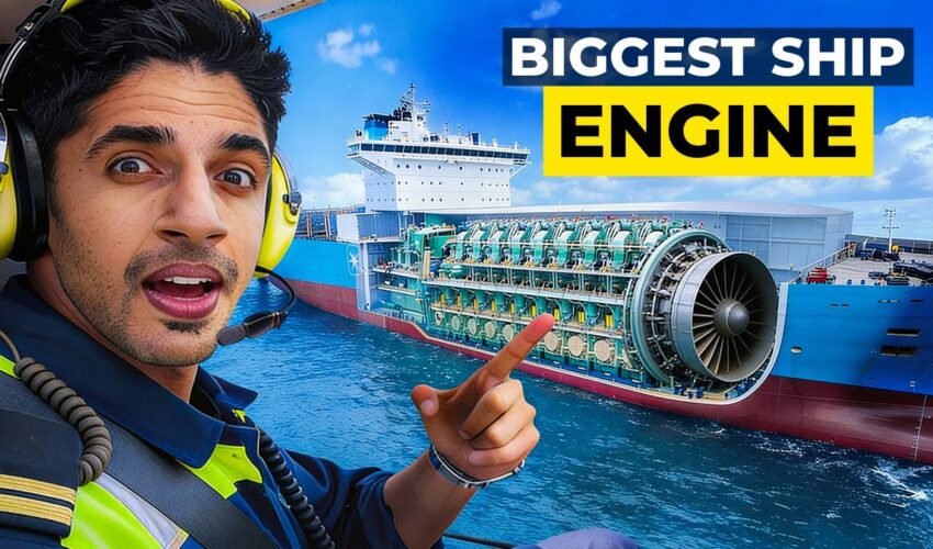 I Walked Through the World’s Biggest Ship Engine (It’s Unreal)