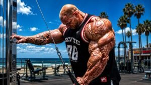 MICHAL KRIZO IGNITES BOLTS OF BODYBUILDING — BEACH WORKOUT TURNS INTO A MONSTER MASS EXPLOSION