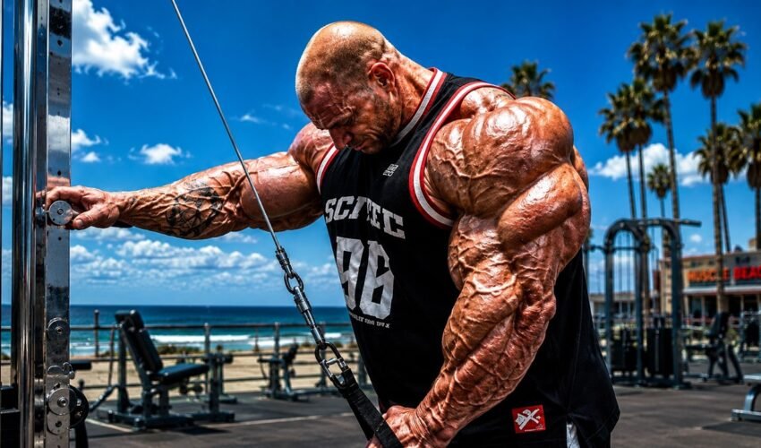MICHAL KRIZO IGNITES BOLTS OF BODYBUILDING — BEACH WORKOUT TURNS INTO A MONSTER MASS EXPLOSION