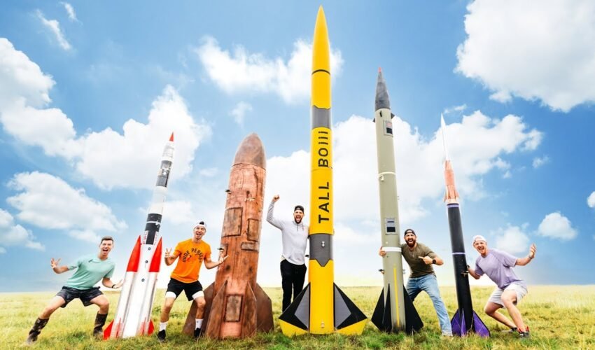 Model Rocket Battle 3 | Dude Perfect