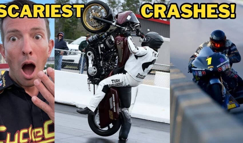 SCARY Drag Bike Crashes, Mishaps & Explosions! 😮