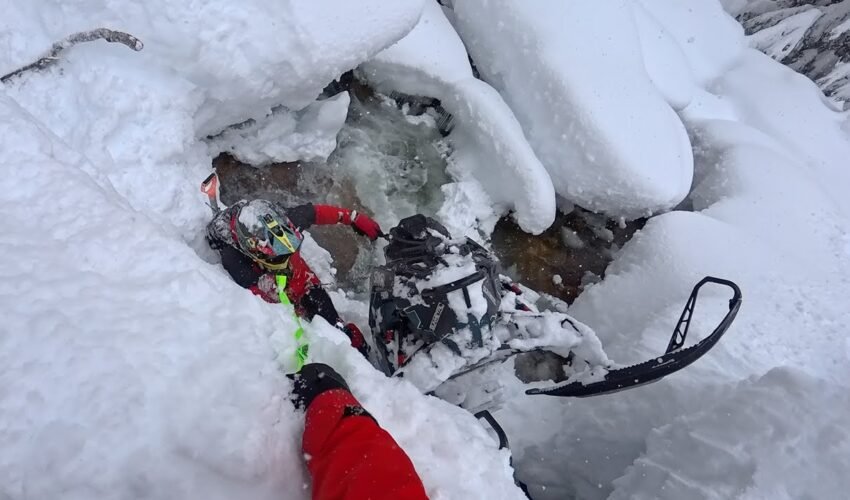 Stuck In A Creek – Deepest Day In Years