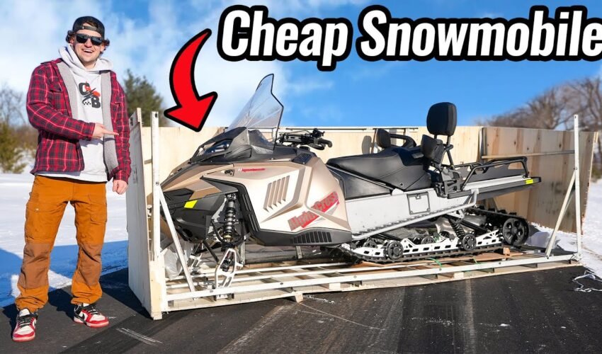 Temu Snowmobile Testing!