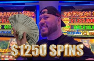 TODAY I’M DOING $1250 SPINS ON A HOT SLOT