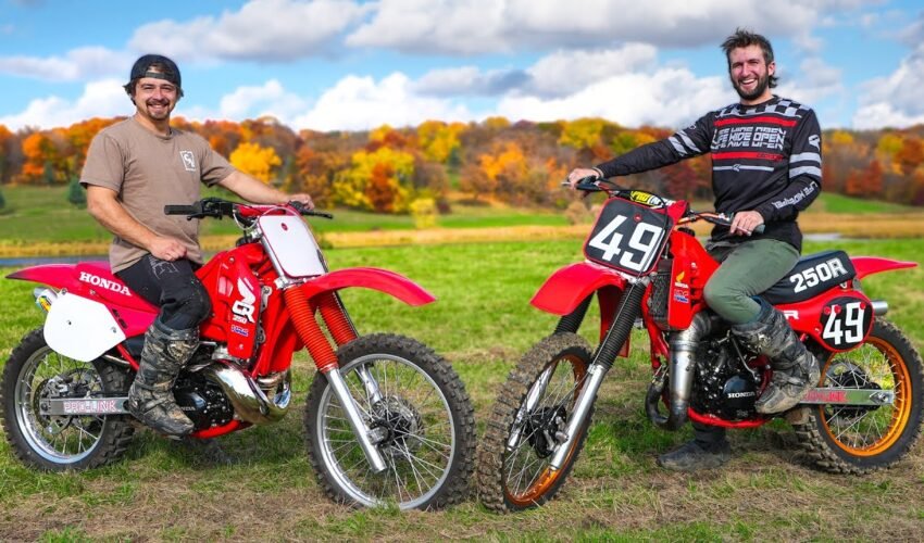 Vintage Dirt Bike Testing