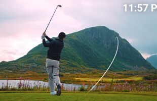 11:57PM ASMR Golf in Norway