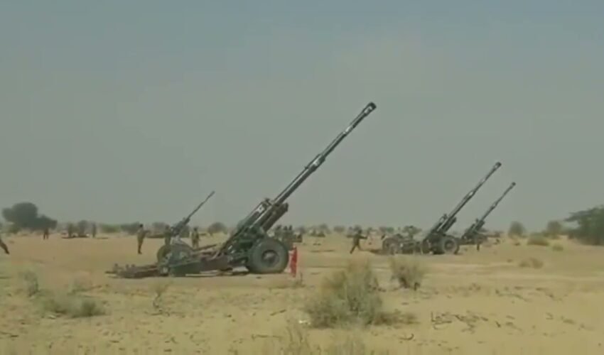 130mm M46 Towed Field Gun in Action | Indian Army Artillery