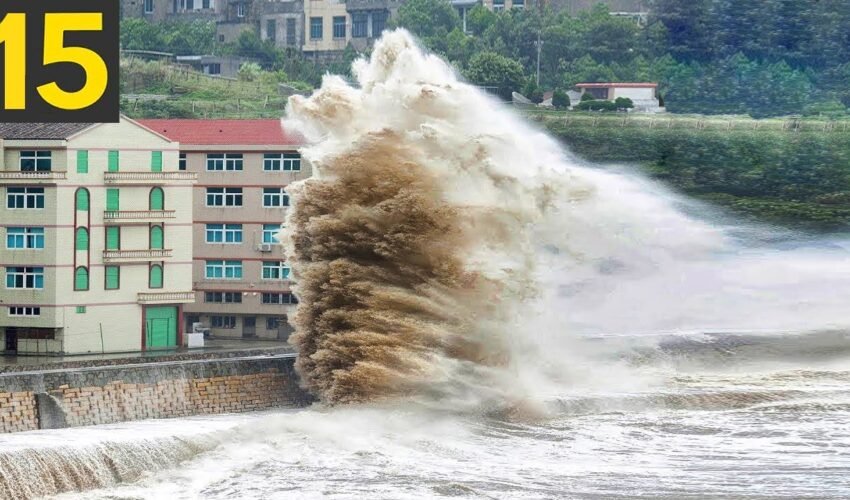 15 MOST EXTREME Weather Events Caught on Video