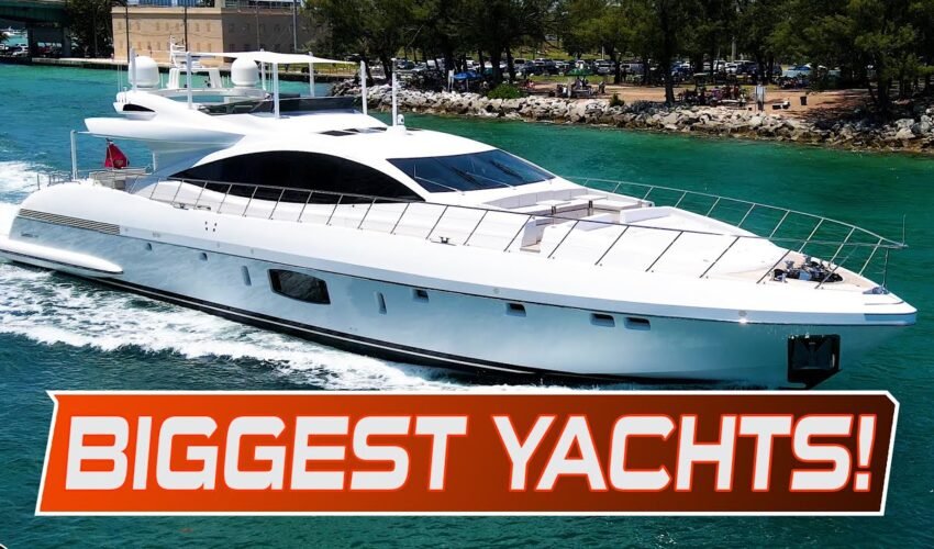 25 BIGGEST & MOST EXPENSIVE Yachts at Haulover Inlet