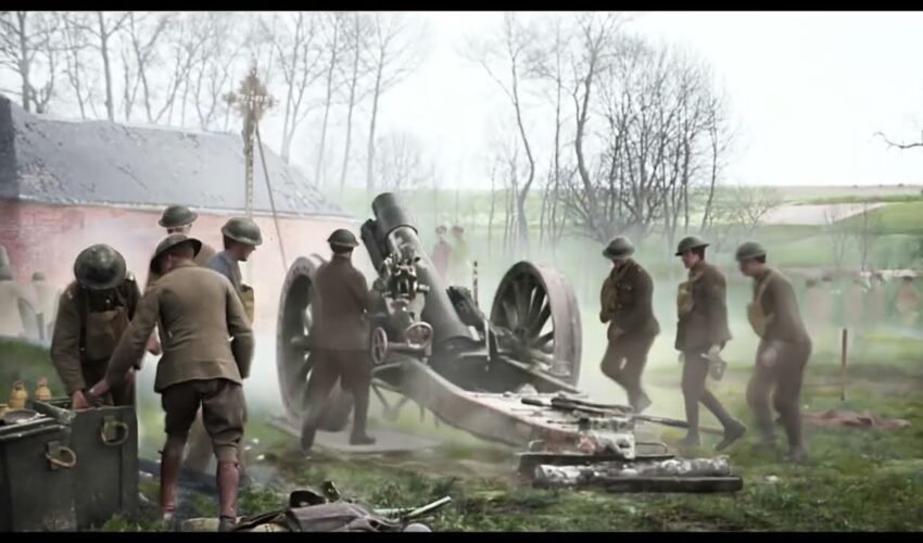 Artillery They Shall Not Grow Old 3mins