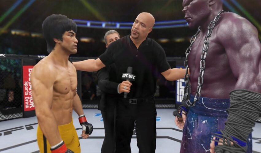 Bruce Lee vs. Titan Atlas – EA Sports UFC 4 – Epic Fight 🔥🐲