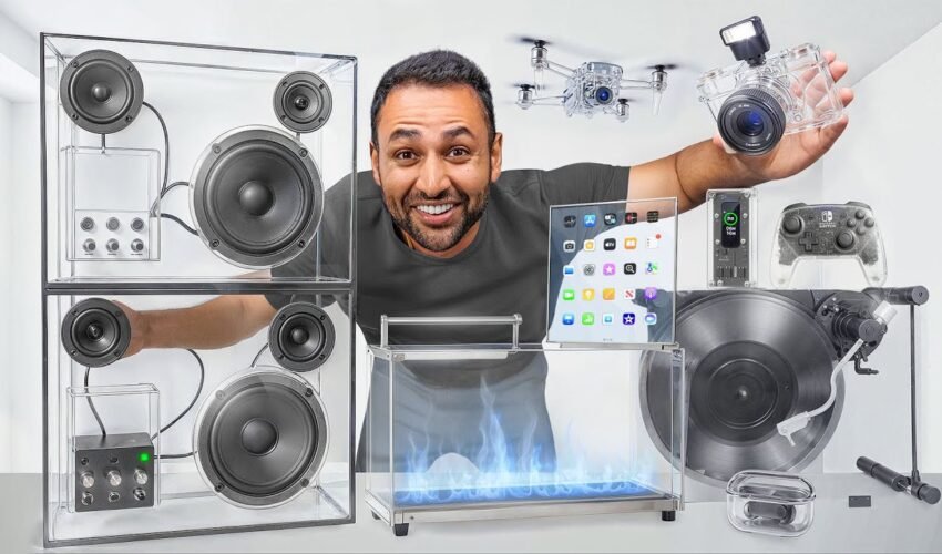 I spent $10,000 on the craziest TRANSPARENT Tech.