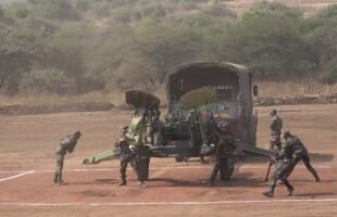 Indian Army M-777 Ultra Light Howitzer Firing