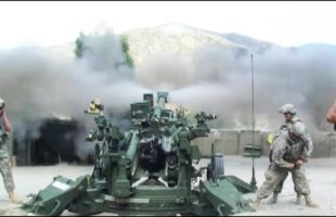 M777 Artillery Engages Taliban With Direct Fire